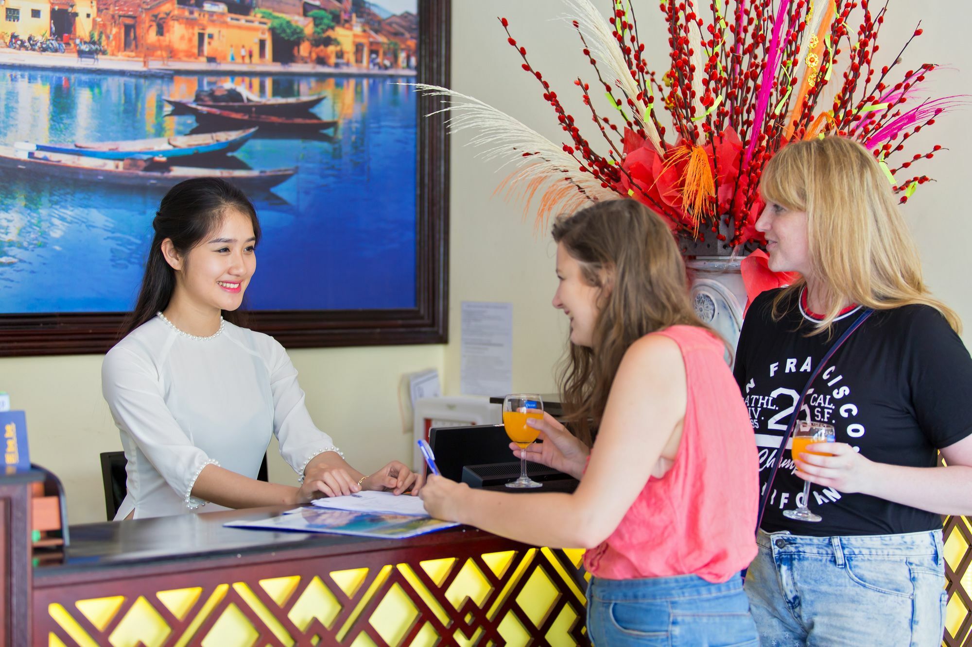 Hoi An Rose Garden Hotel Bagian luar foto